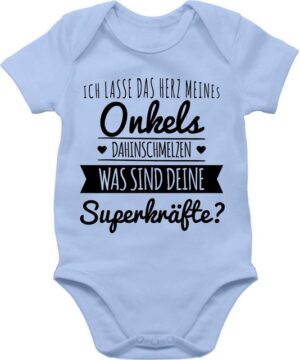 Shirtracer Shirtbody Onkel Herz dahinschmelzen Sprüche Baby