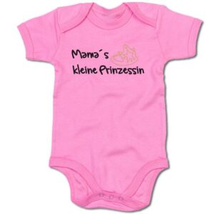 G-graphics Kurzarmbody Baby Body - Mama´s kleine Prinzessin mit Spruch / Sprüche • Babykleidung • Geschenk zum Muttertag / zur Geburt / Taufe / Babyshower / Babyparty • Strampler