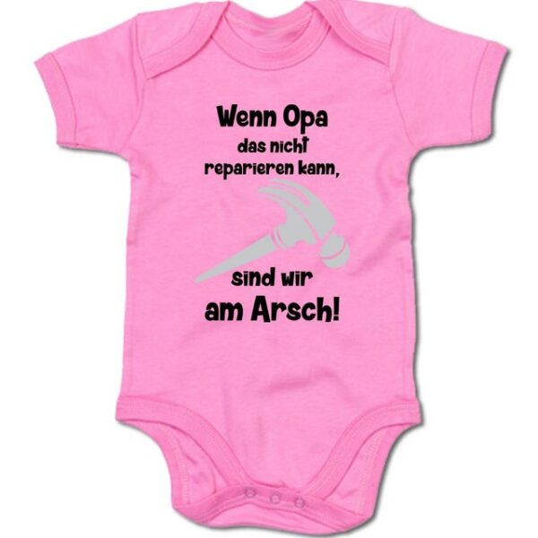 G-graphics Kurzarmbody Baby Body - Wenn Opa das nicht reparieren kann