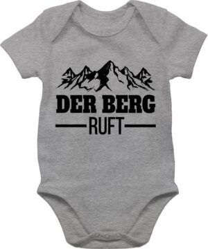 Shirtracer Shirtbody Der Berg ruft - schwarz Sport & Bewegung Baby