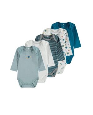 Name It Langarmbody Name It Unisex Baby Bodys langärmelig im 5er-Pack (Packung