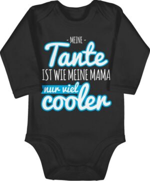 Shirtracer Shirtbody Meine Tante ist wie meine Mama nur viel cooler blau Tante