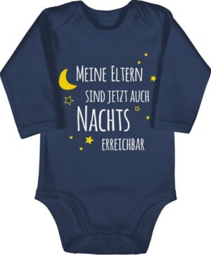 Shirtracer Shirtbody Meine Eltern sind jetzt auch Nachts erreichbar Sprüche Baby