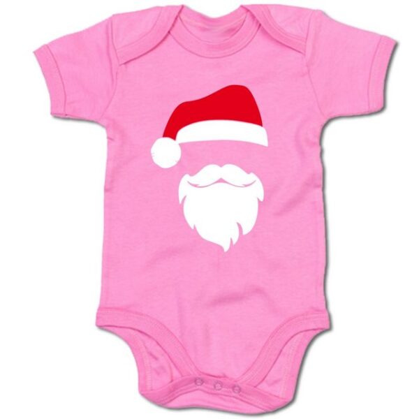 G-graphics Kurzarmbody Santa Clause Baby Body mit Spruch / Sprüche / Print / Motiv