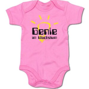 G-graphics Kurzarmbody Baby Body - Genie im Wachstum mit Spruch / Sprüche • Babykleidung • Geschenk zur Geburt / Taufe / Babyshower / Babyparty • Strampler