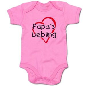 G-graphics Kurzarmbody Baby Body - Papa´s Liebling mit Spruch/Sprüche • Geschenk zur Geburt/Babyparty