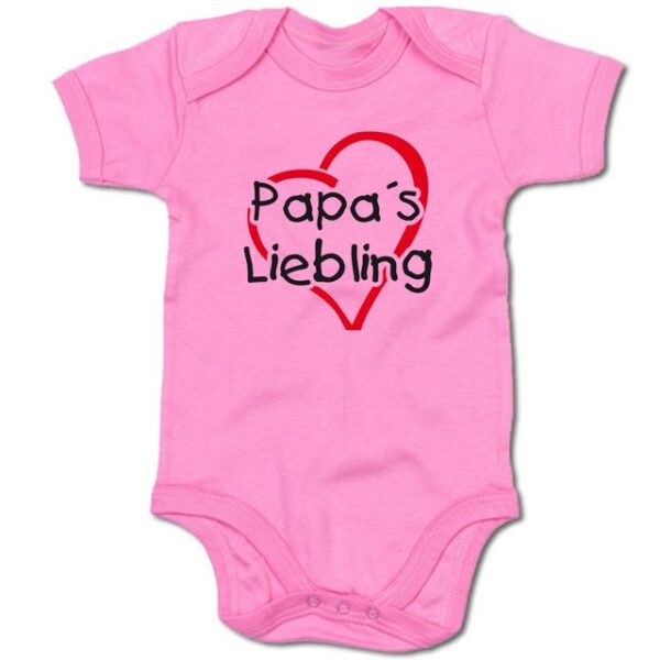 G-graphics Kurzarmbody Baby Body - Papa´s Liebling mit Spruch/Sprüche • Geschenk zur Geburt/Babyparty