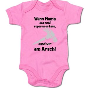 G-graphics Kurzarmbody Baby Body - Wenn Mama das nicht reparieren kann