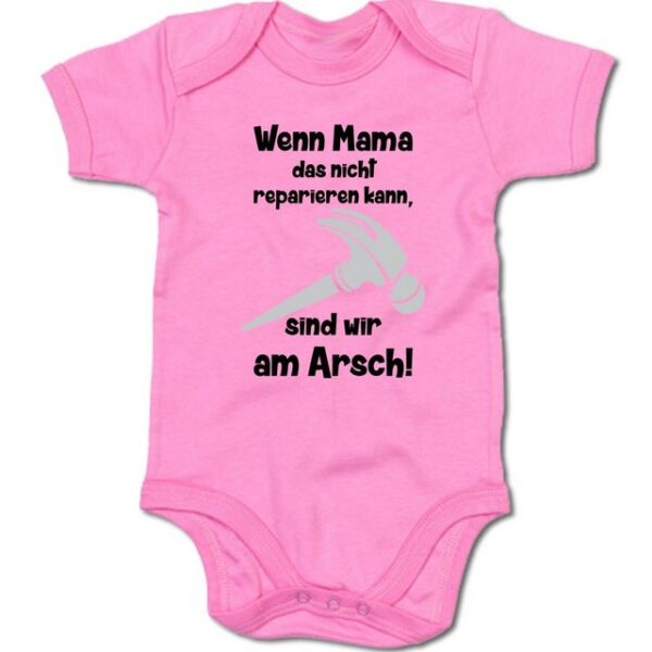 G-graphics Kurzarmbody Baby Body - Wenn Mama das nicht reparieren kann