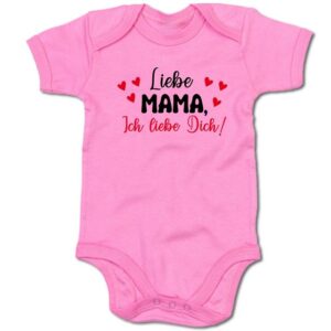 G-graphics Kurzarmbody Baby Body - Liebe Mama