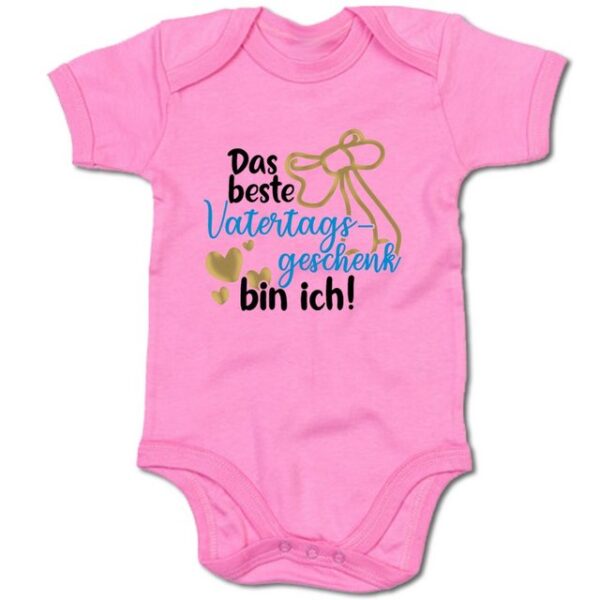 G-graphics Kurzarmbody Baby Body - Das beste Vatertagsgeschenk bin ich! mit Spruch / Sprüche • Babykleidung • Geschenk zum Vatertag • Strampler