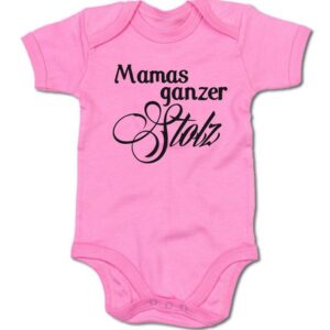 G-graphics Kurzarmbody Baby Body - Mamas ganzer Stolz mit Spruch / Sprüche • Babykleidung • Geschenk zum Muttertag / zur Geburt / Taufe / Babyshower / Babyparty • Strampler