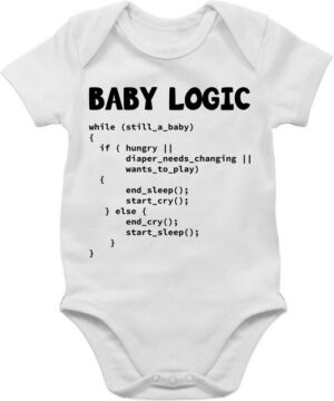 Shirtracer Shirtbody Nerdy Baby Logic Aktuelle Trends Baby