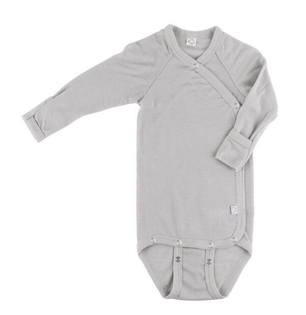 Popolini Wickelbody Iobio Baby Wickelbody aus Wolle Seide