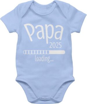 Shirtracer Shirtbody Papa 2025 loading Geschenk Vatertag Baby