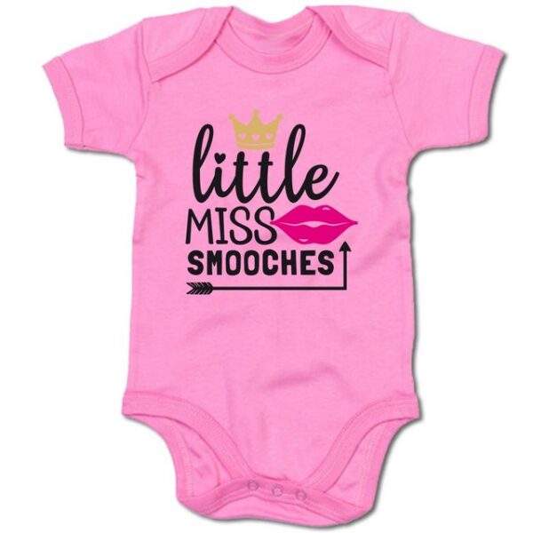 G-graphics Kurzarmbody Baby Body - Little Miss Smooches mit Spruch / Sprüche • Babykleidung • Geschenk zur Geburt / Taufe / Babyshower / Babyparty • Strampler