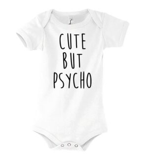 Youth Designz Kurzarmbody Baby Body Strampler Cut but Psycho in tollem Design