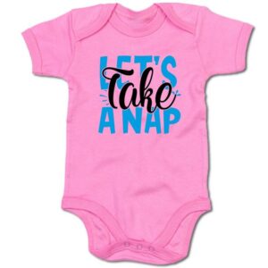 G-graphics Kurzarmbody Let´s take a nap Baby Body mit Spruch / Sprüche / Print / Motiv