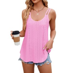 FIDDY T-Shirt-Body Damen-Camisole-Top mit Rundhalsausschnitt