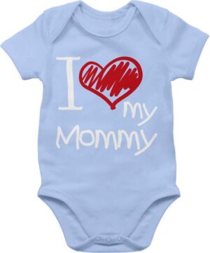 Shirtracer Shirtbody I love my Mommy weiß Mama