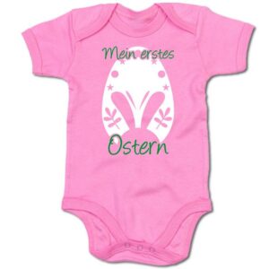 G-graphics Kurzarmbody Baby Body - Mein erstes Ostern mit Spruch / Sprüche • Babykleidung • Geschenk zum Ostern • Strampler