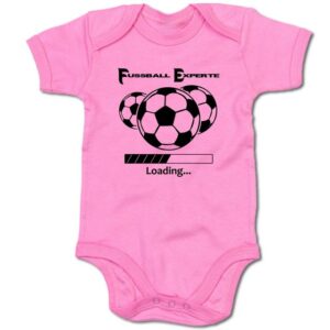 G-graphics Kurzarmbody Fußball-Experte – loading... Baby Body mit Spruch / Sprüche / Print / Motiv