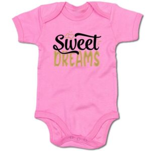 G-graphics Kurzarmbody Sweet dreams Baby Body mit Spruch / Sprüche / Print / Motiv