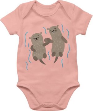 Shirtracer Shirtbody Süße Otter Tiermotiv Animal Print Baby