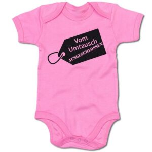 G-graphics Kurzarmbody Baby Body - Vom Umtausch ausgeschlossen mit Spruch / Sprüche • Babykleidung • Geschenk zur Geburt / Taufe / Babyshower / Babyparty • Strampler