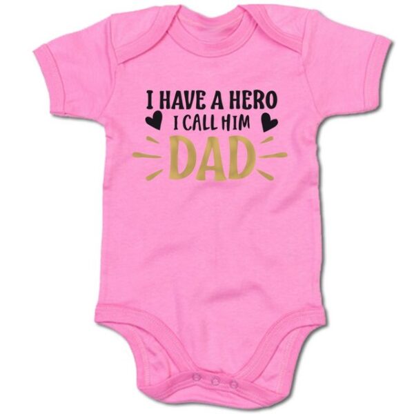 G-graphics Kurzarmbody Baby Body - I have a hero