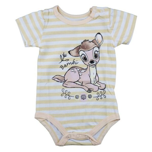 Disney Kurzarmwickelbody Disney Bambi Baby kurzarm Body Strampler Gr. 68 bis 92