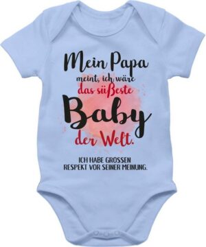 Shirtracer Shirtbody Mein Papa meint