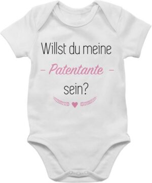 Shirtracer Shirtbody Willst du meine Patentante sein? Herz Patentante