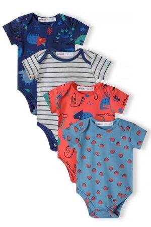 MINOTI Kurzarmbody im 4er-Pack (0-18m)