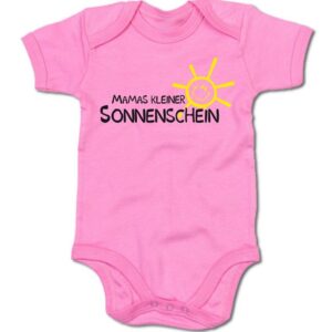 G-graphics Kurzarmbody Baby Body - Mamas kleiner Sonnenschein mit Spruch / Sprüche • Babykleidung • Geschenk zum Muttertag / zur Geburt / Taufe / Babyshower / Babyparty • Strampler