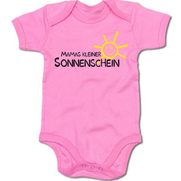 G-graphics Kurzarmbody Baby Body - Mamas kleiner Sonnenschein mit Spruch / Sprüche • Babykleidung • Geschenk zum Muttertag / zur Geburt / Taufe / Babyshower / Babyparty • Strampler