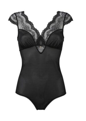 Gossard Kurzarmbody Lace Body Black S (Shapebody