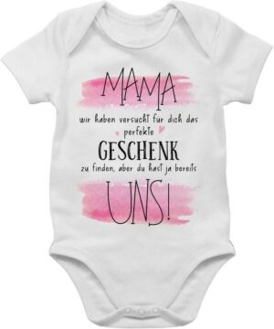 Shirtracer Shirtbody Mama wir haben versucht für Dich das perfekte Geschenk zu finden - Ges (1-tlg) Muttertagsgeschenk