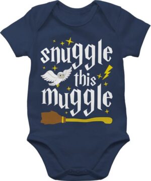 Shirtracer Shirtbody Snuggle This Muggle Harry Strampler Baby Mädchen & Junge