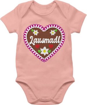 Shirtracer Shirtbody Lausmadl Lebkuchenherz Mode für Oktoberfest Baby Outfit