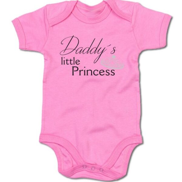 G-graphics Kurzarmbody Baby Body - Daddy´s little Princess mit Spruch / Sprüche • Babykleidung • Geschenk zum Vatertag / zur Geburt / Taufe / Babyshower / Babyparty • Strampler