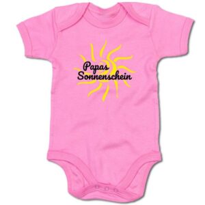 G-graphics Kurzarmbody Baby Body - Papas Sonnenschein mit Spruch / Sprüche • Babykleidung • Geschenk zum Vatertag / zur Geburt / Taufe / Babyshower / Babyparty • Strampler