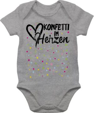 Shirtracer Shirtbody Konfetti im Herzen - Köln Karneval Confetti Konfetti für Alle Karneval & Fasching