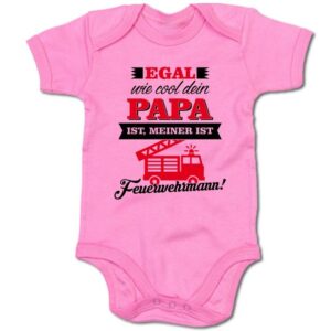 G-graphics Kurzarmbody Baby Body - Egal wie cool dein Papa ist