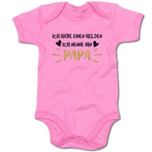 G-graphics Kurzarmbody Baby Body - Ich habe einen Helden