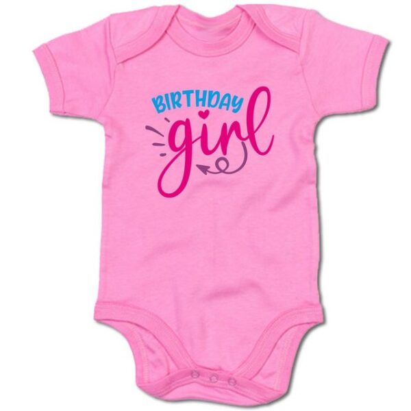 G-graphics Kurzarmbody Baby Body - Birthday Girl mit Spruch / Sprüche • Babykleidung • Geschenk zum Geburtstag • Strampler