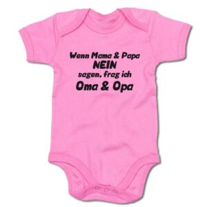 G-graphics Kurzarmbody Baby Body - Wenn Mama & Papa nein sagen