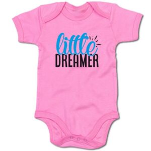 G-graphics Kurzarmbody Little dreamer Baby Body mit Spruch / Sprüche / Print / Motiv