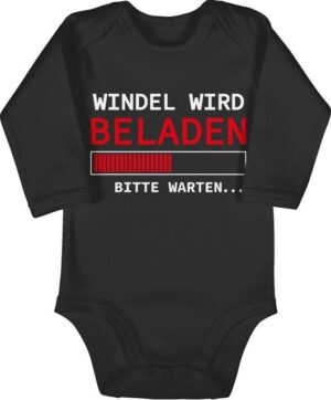 Shirtracer Shirtbody Windel wird beladen Sprüche Baby