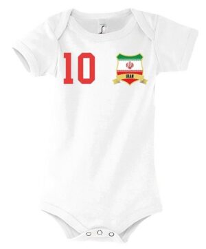 Youth Designz Kurzarmbody Iran Kinder Baby Body Strampler mit trendigem Motiv